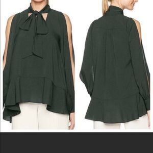 French Connection Tie Neck Crepe NWT XS